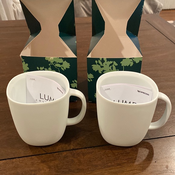 Nib Nespresso Lume 2oz Mugs 